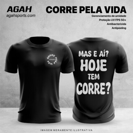 CAMISA MASCULINA HOJE TEM CORRE